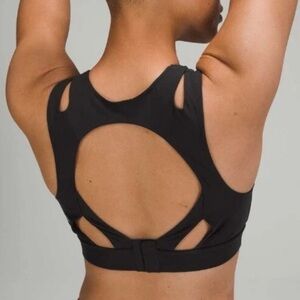 Lululemon Athletica Black Cutout Sports Bra